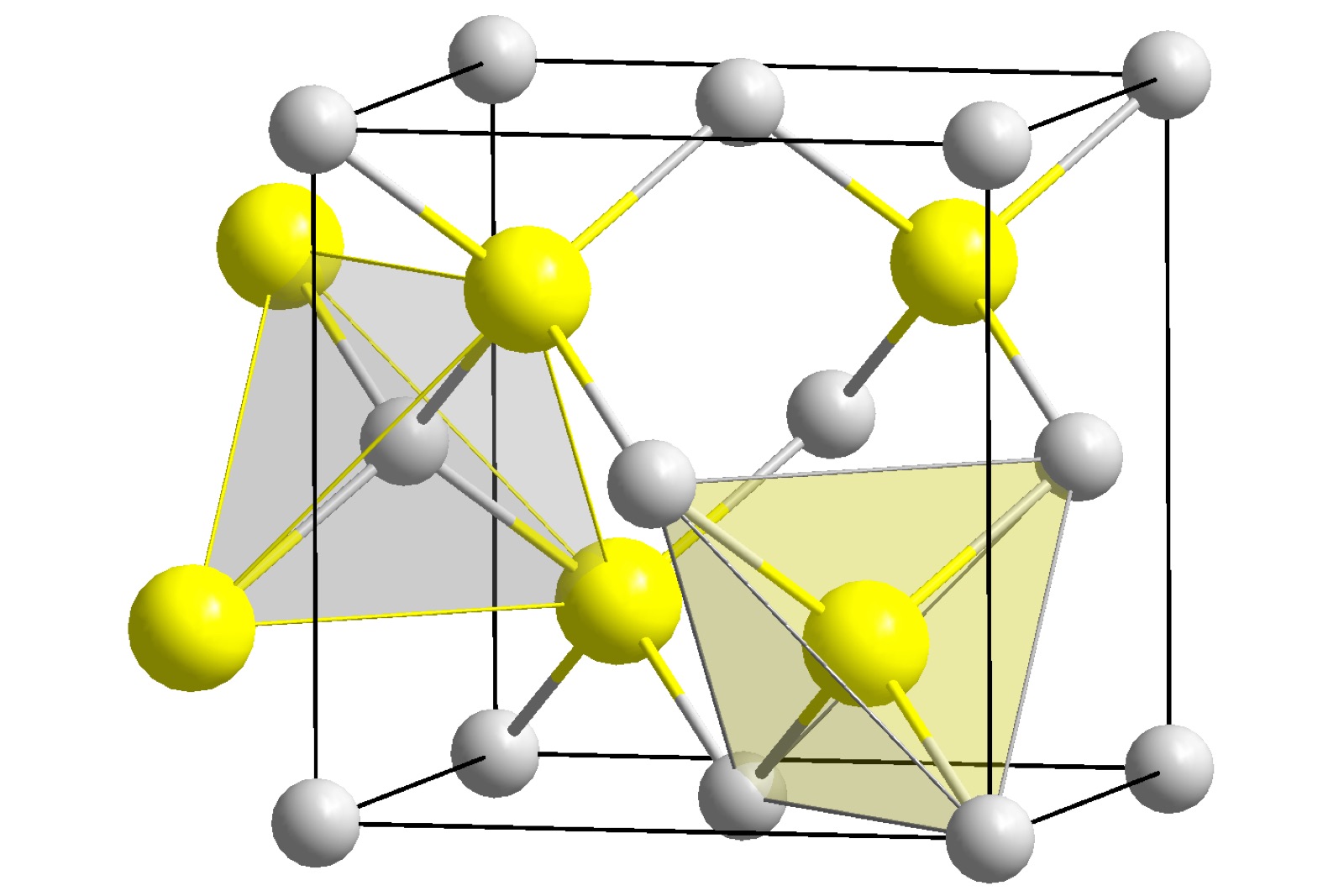 Cristaux de sphalérite, minerai sulfuré brun-noir dont on extrait le zinc